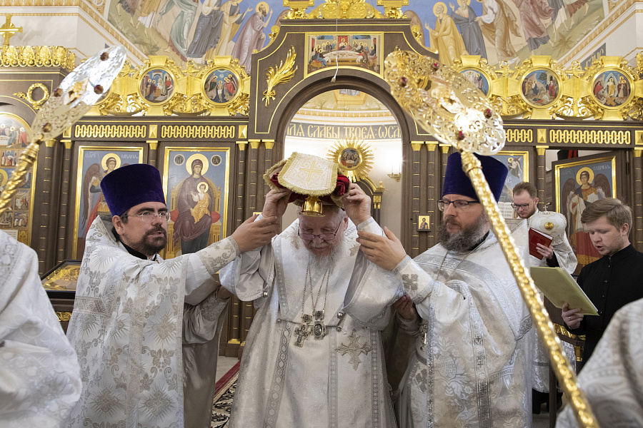 Великое освящение храма праведного Феодора Ушакова в Купавне